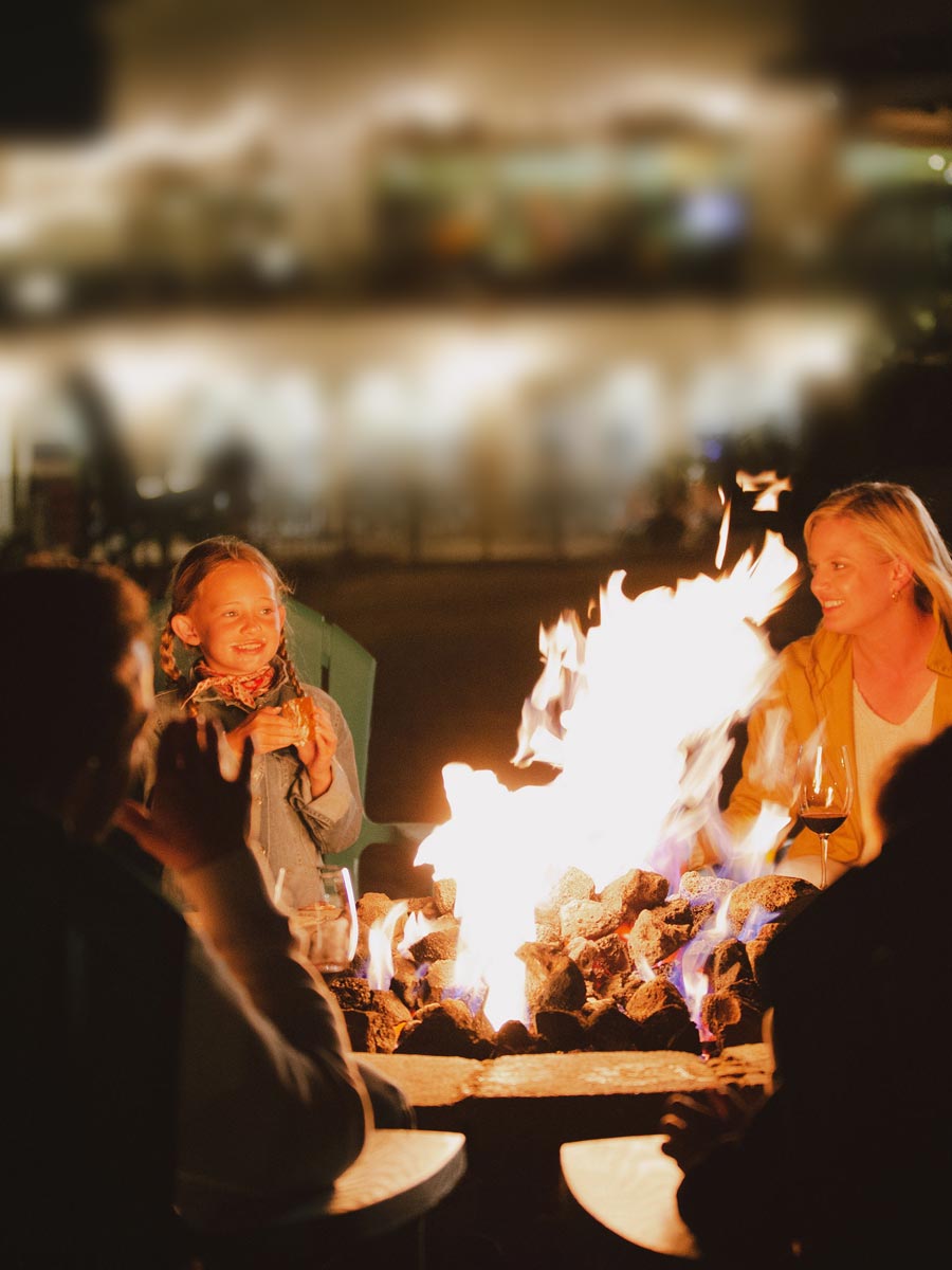 beach bonfire San Diego at Hotel