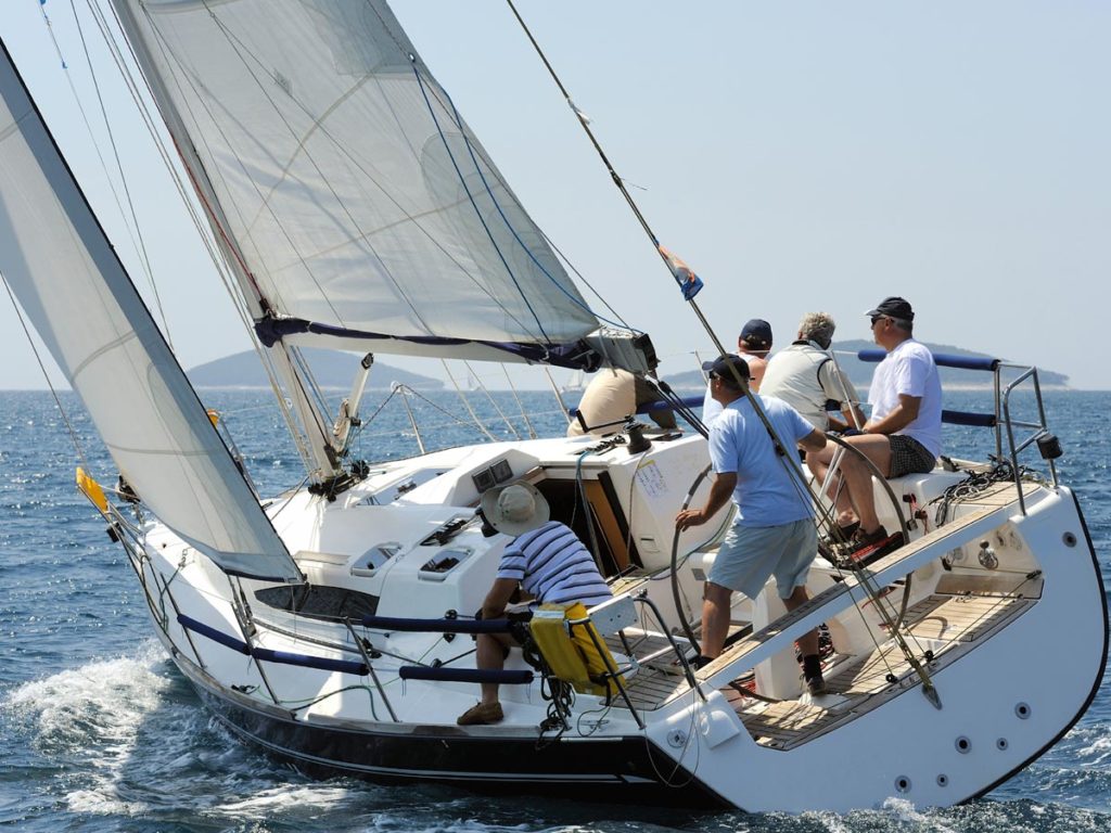 Sailing near San Diego