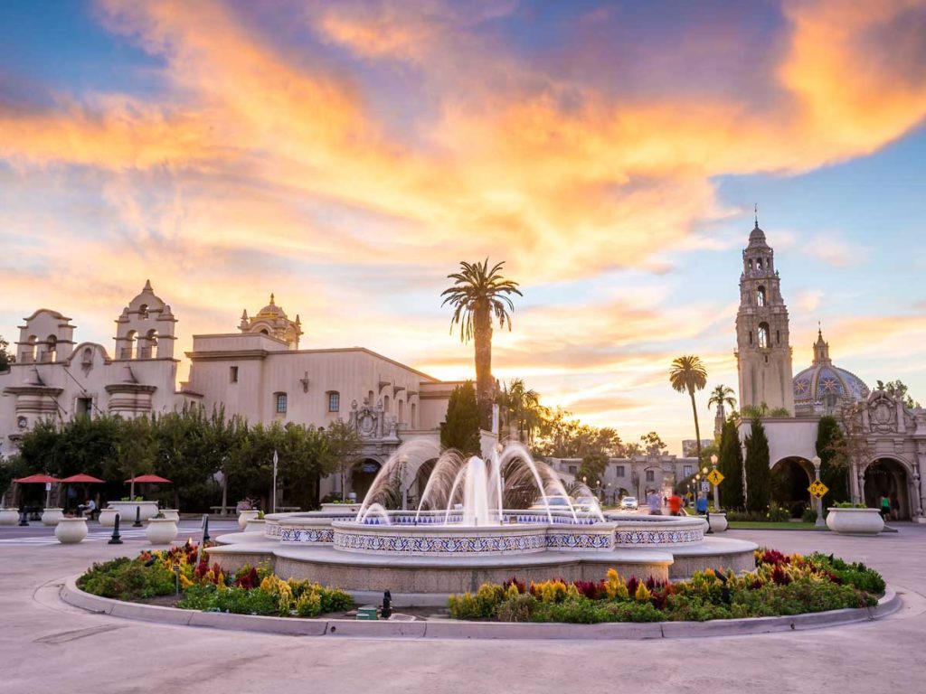 Balboa Park during the day.