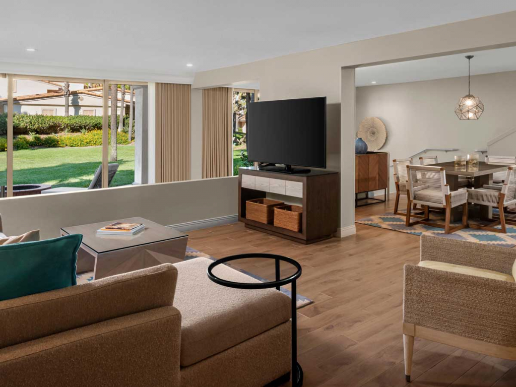 Conrad Suite dining area at San Diego Mission Bay Resort