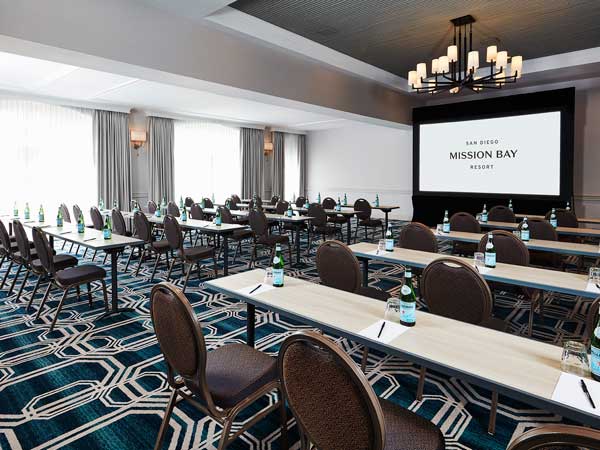 Terrazza Classroom meeting setup with chairs.