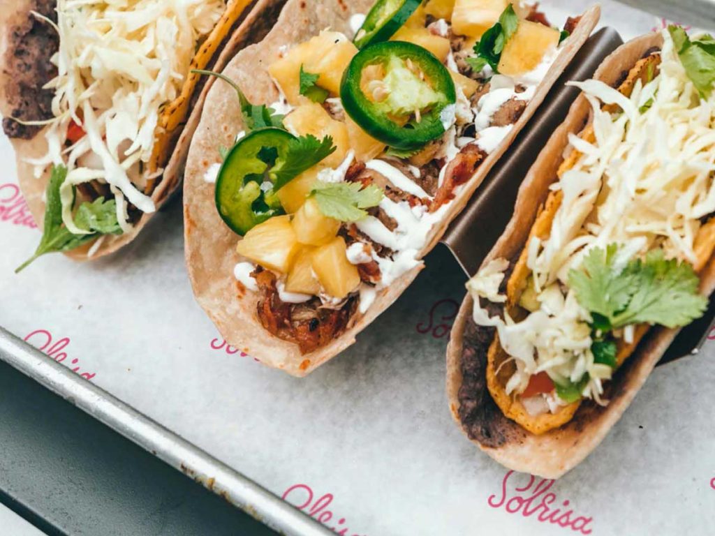 Gourmet tacos