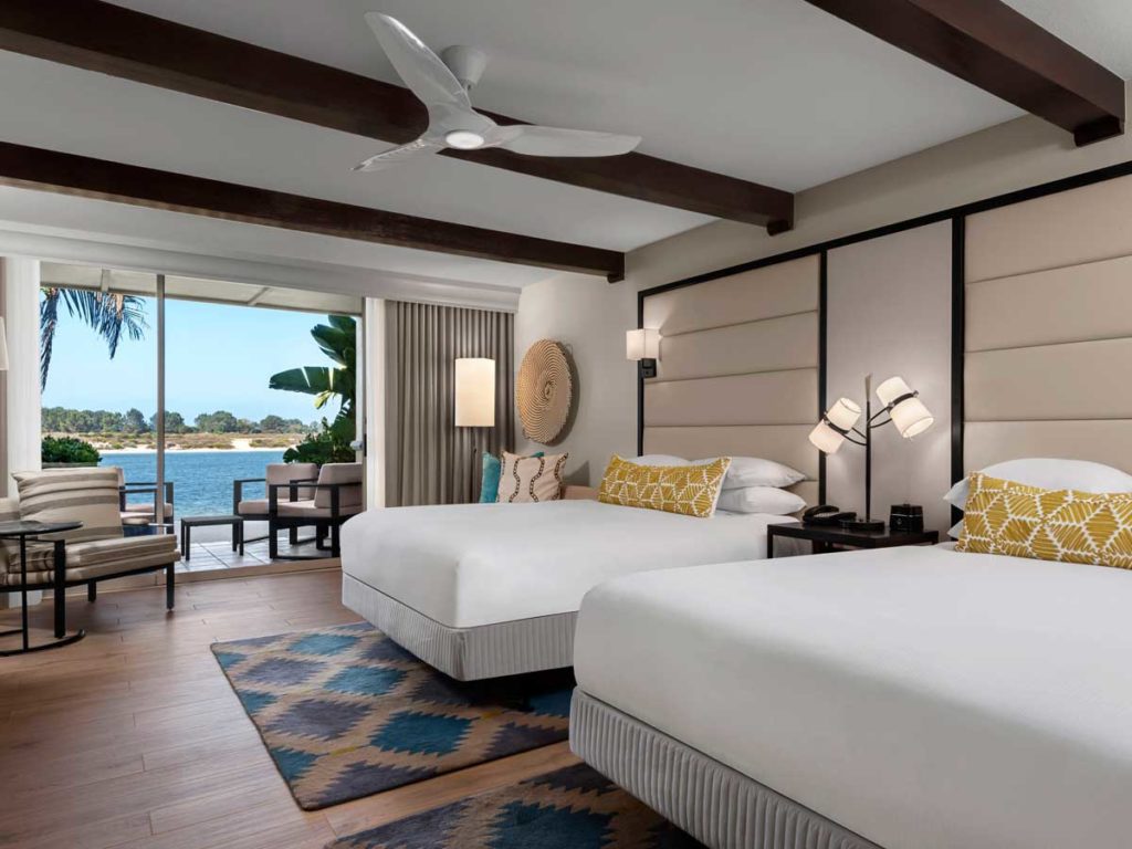 Guestroom On The Ocean In San Diego.