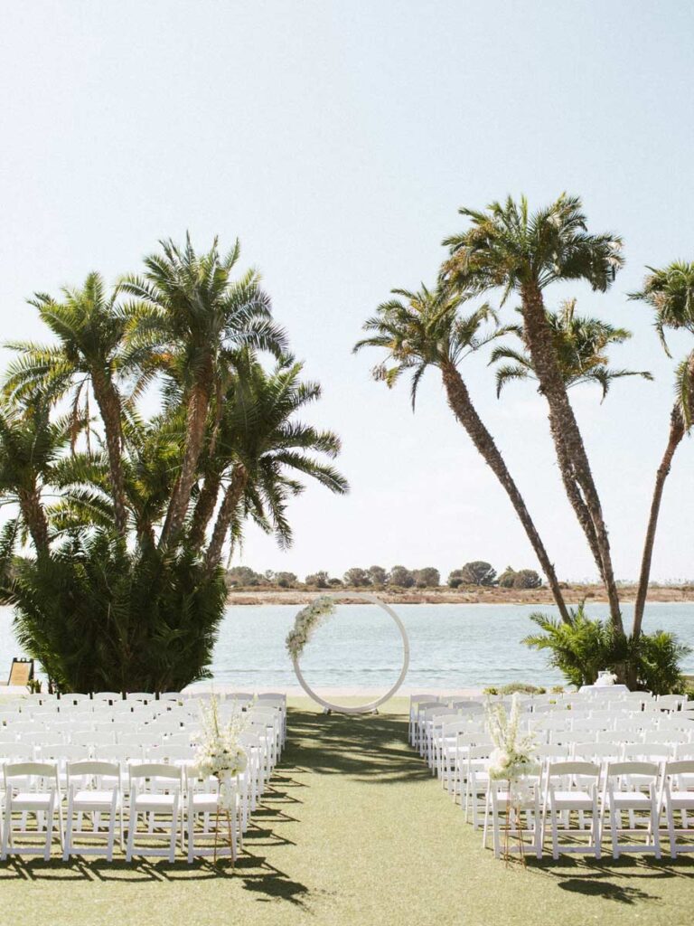 Wedding Ceremony In The Grass.