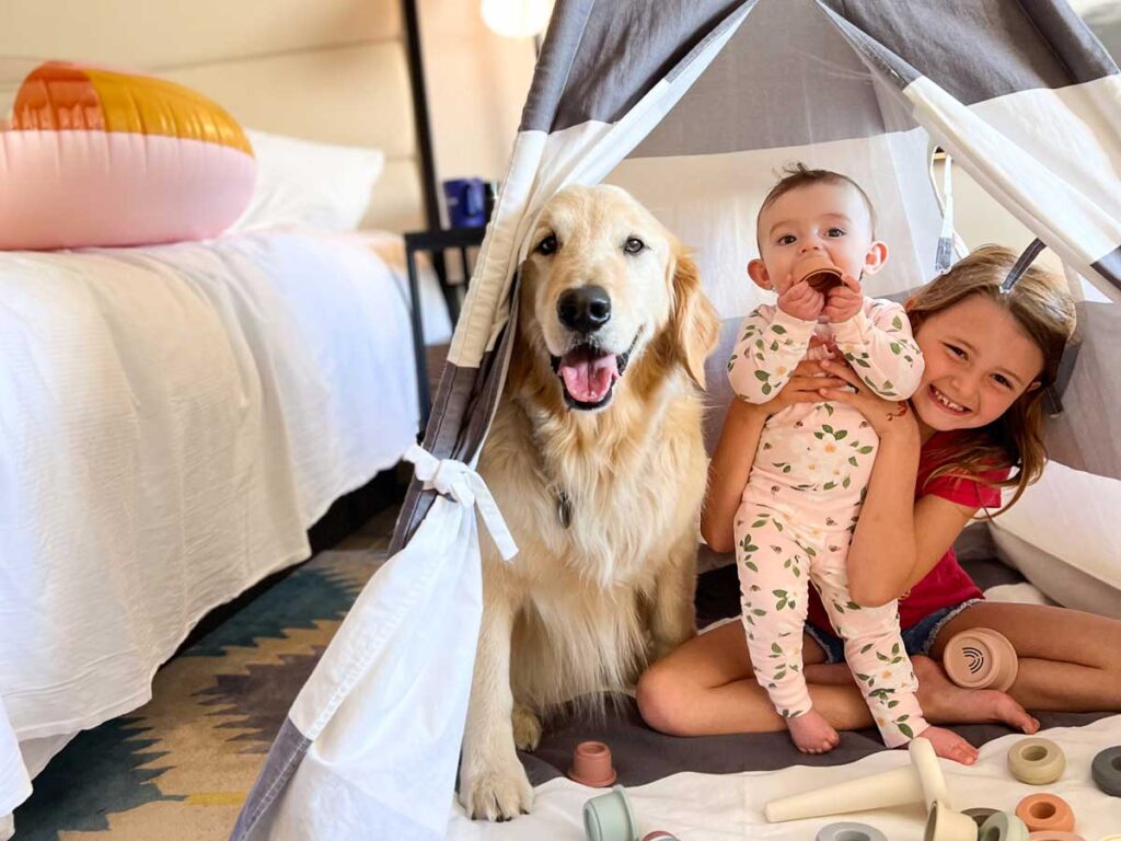 Child's Tent In Guestroom.