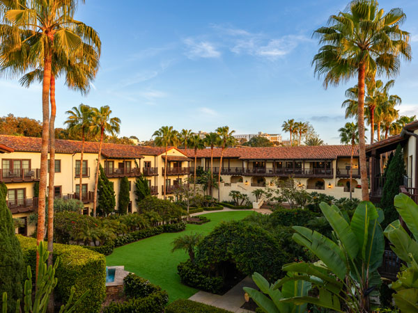 Estancia La Jolla Hotel & Spa Aerial View