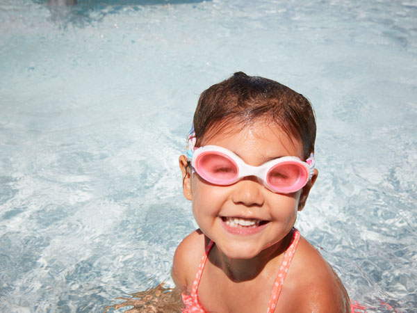 Girl In The Pool