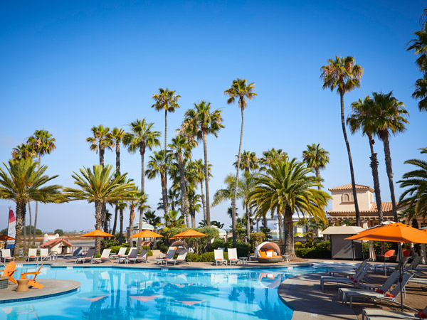 The Pool At Mission Bay Resort In San Diego