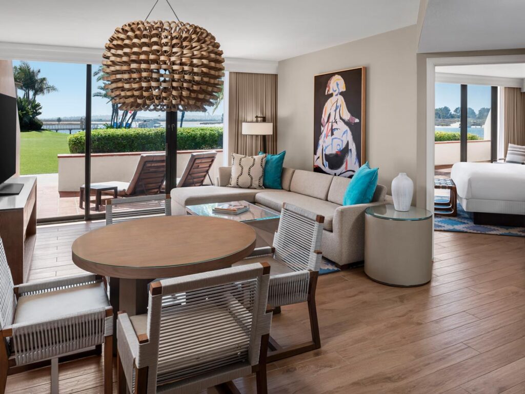 Suite Living Room At Bedroom At Mission Bay Resort