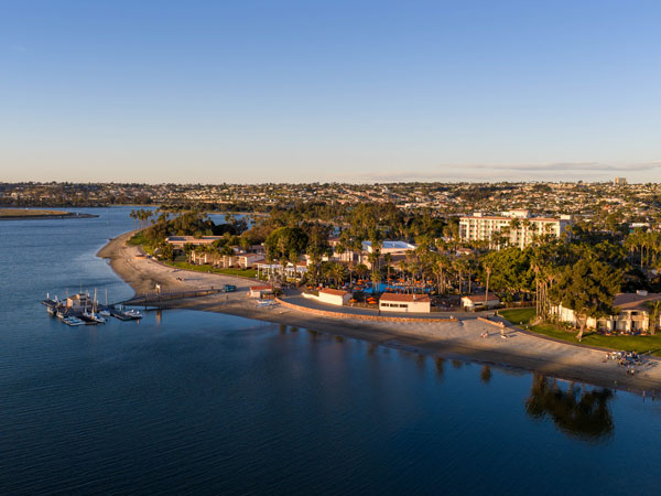 Aerial View Of Mission Bay Resort