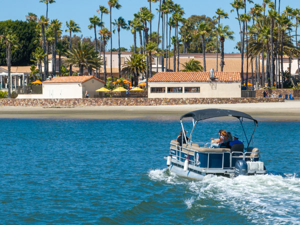 cruising on a rental boat
