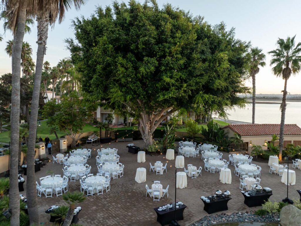 Outdoor Wedding setup